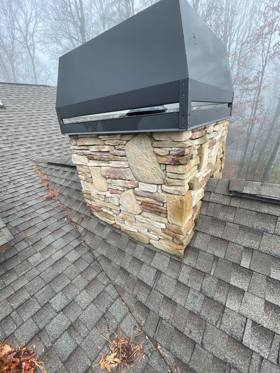 Chimney Replacement for RJ Roofing of WNC in Brevard, NC