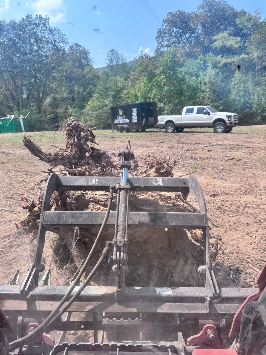 Site Preparation for Leal’s Lawn Service in Dayton, TN