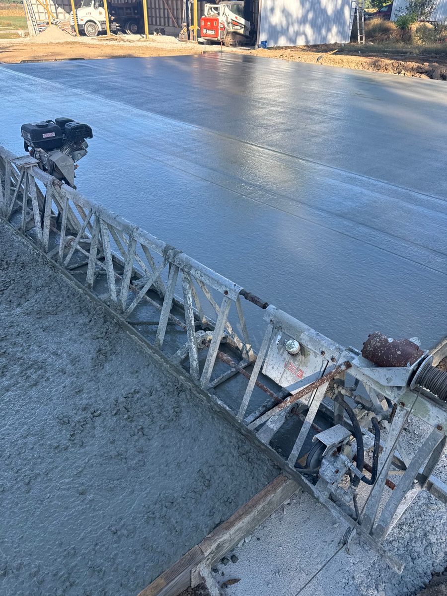 Concrete Driveway Installation for Immaculate Concrete and Construction in Troy, IL