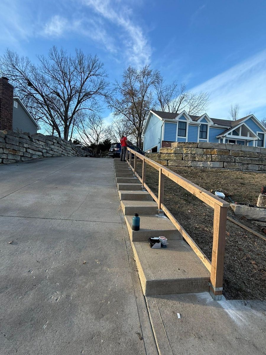 Custom Decks & Patio for SDM Construction LLC in Lawrence, KS