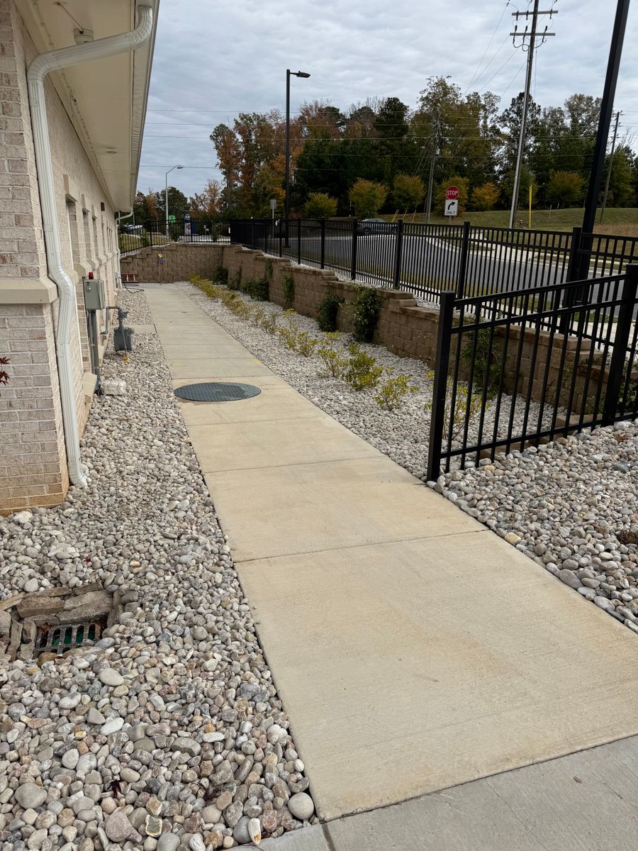 Rock Installation for Chavez Landscaping in Pittsboro, NC