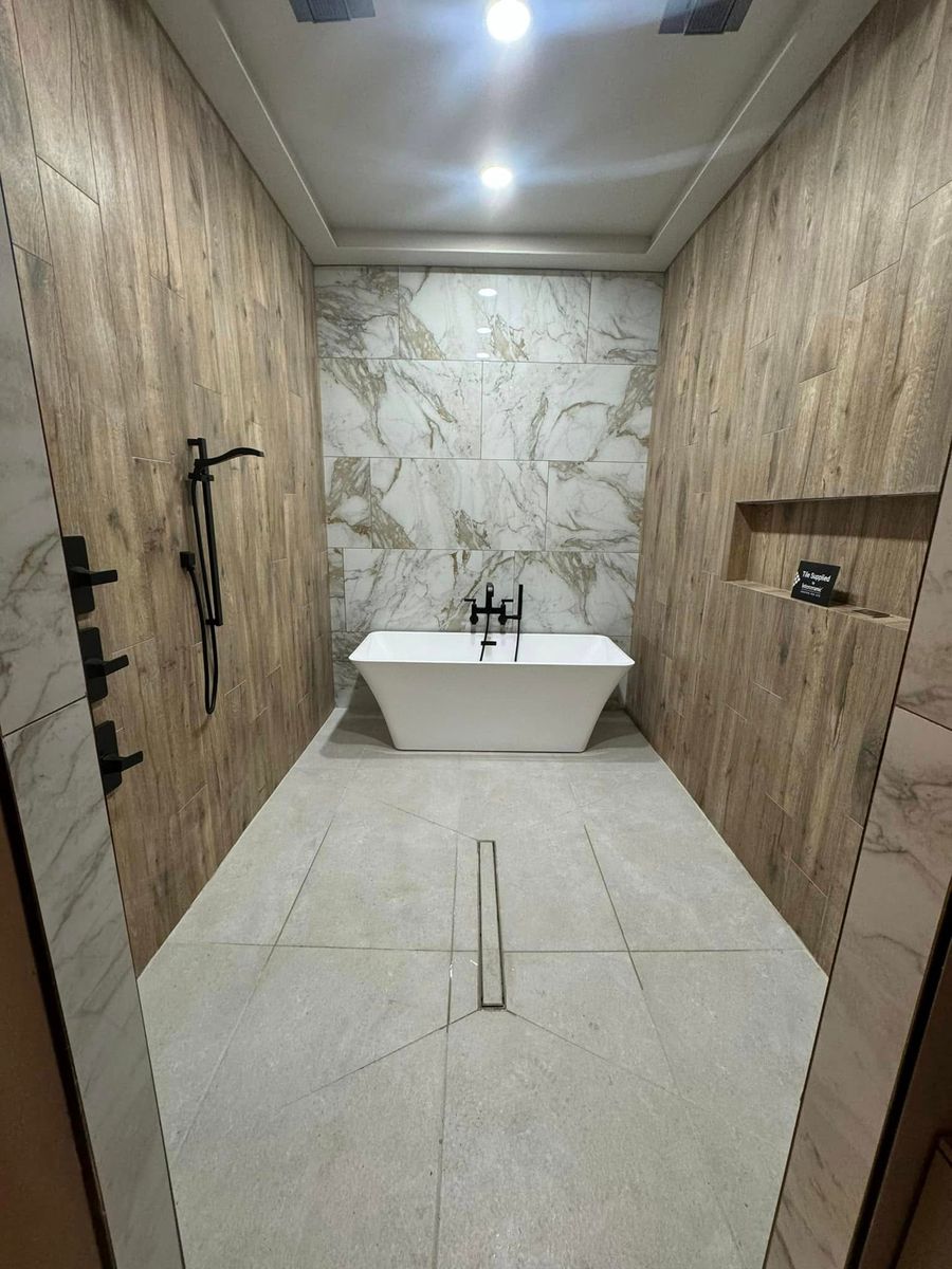 Tiling for Ck&PRO Construction Inc. in El Paso, TX