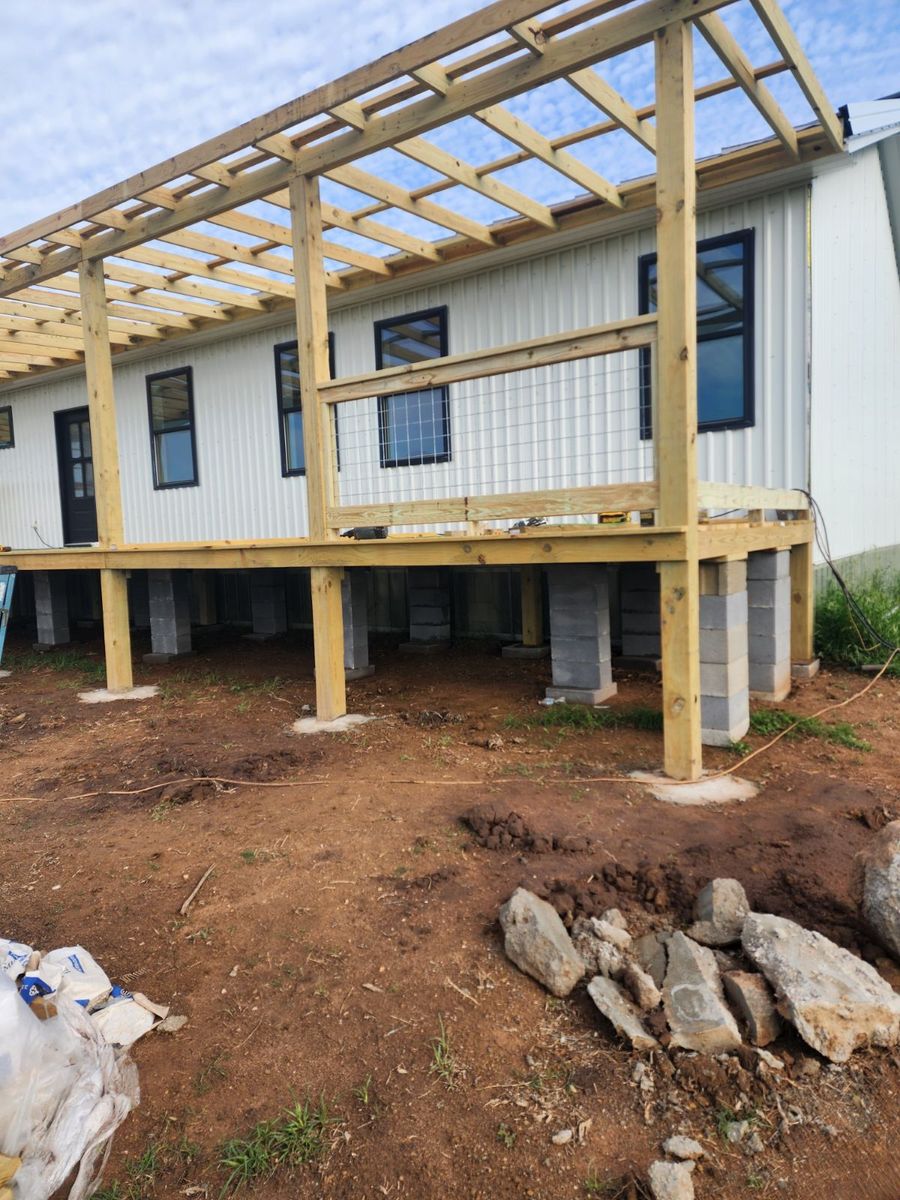 Porches for Hockley Frame and Siding LLC in Hockley, TX