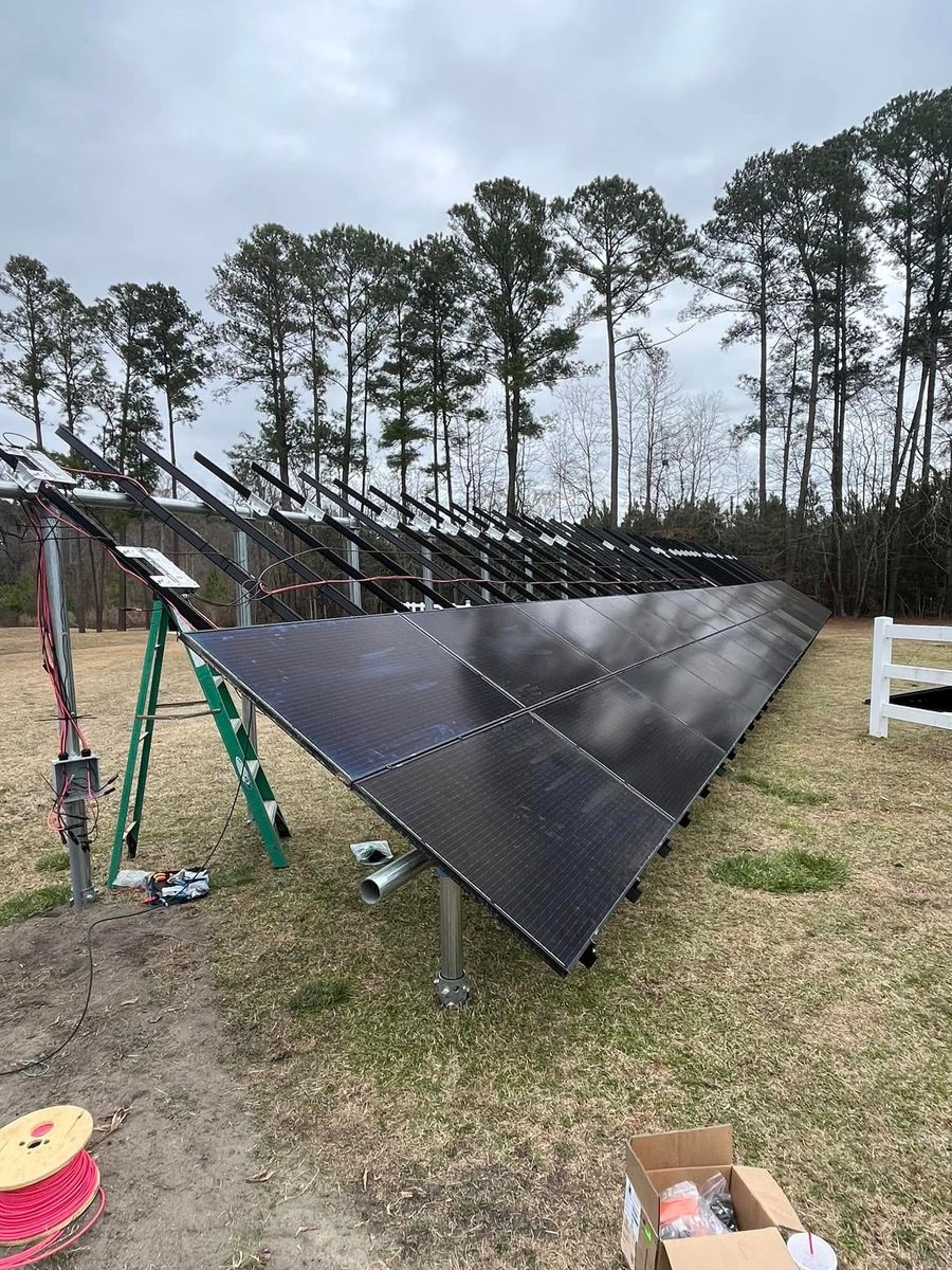 Installation for Hometown Electrical Services in Louisburg, NC
