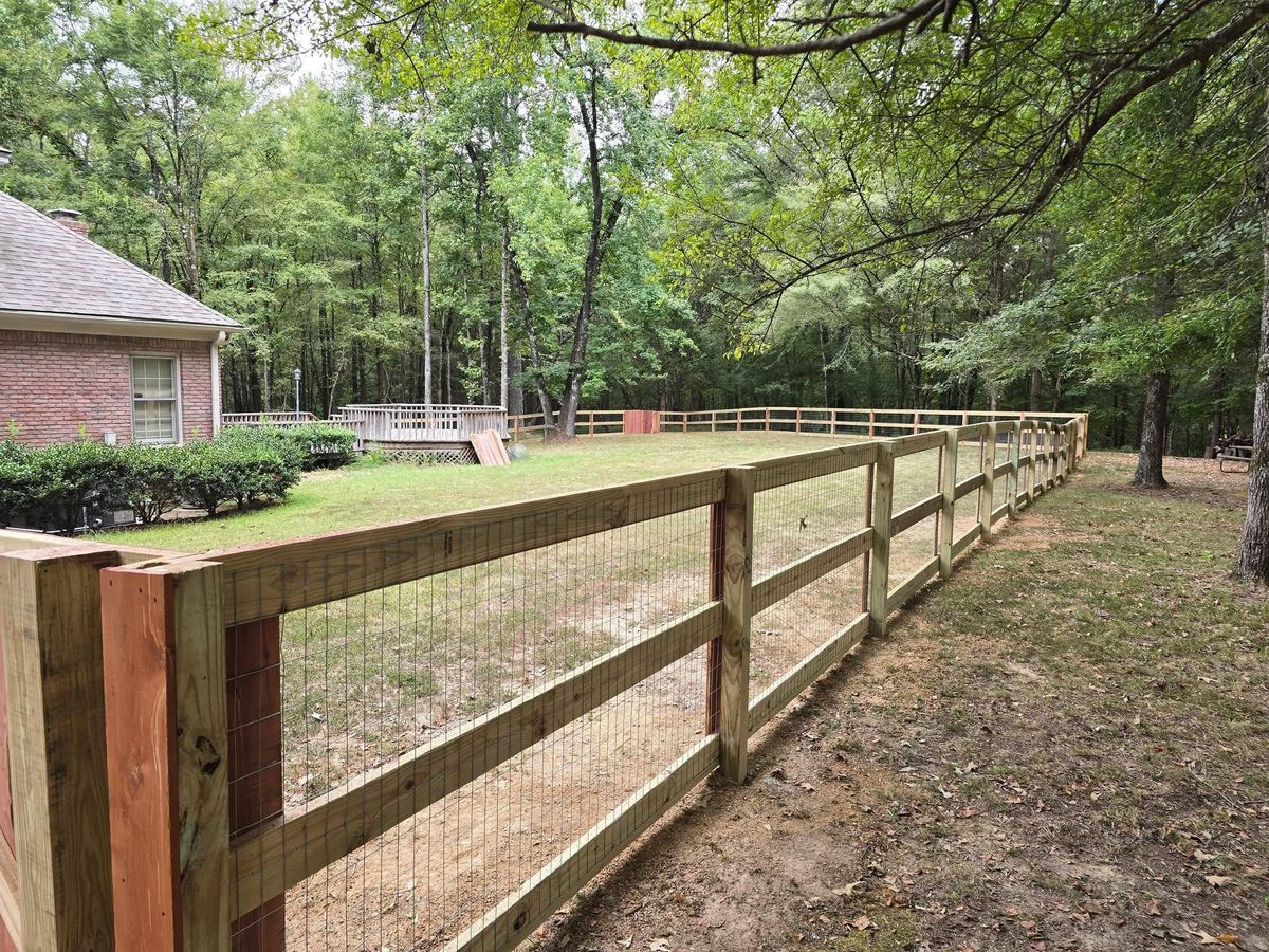 Fence Installation for Stewart Fencing in Mason, TN