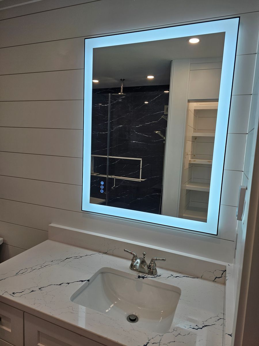 Bathroom Renovation for DL Construction & Flooring in Morehead City, NC