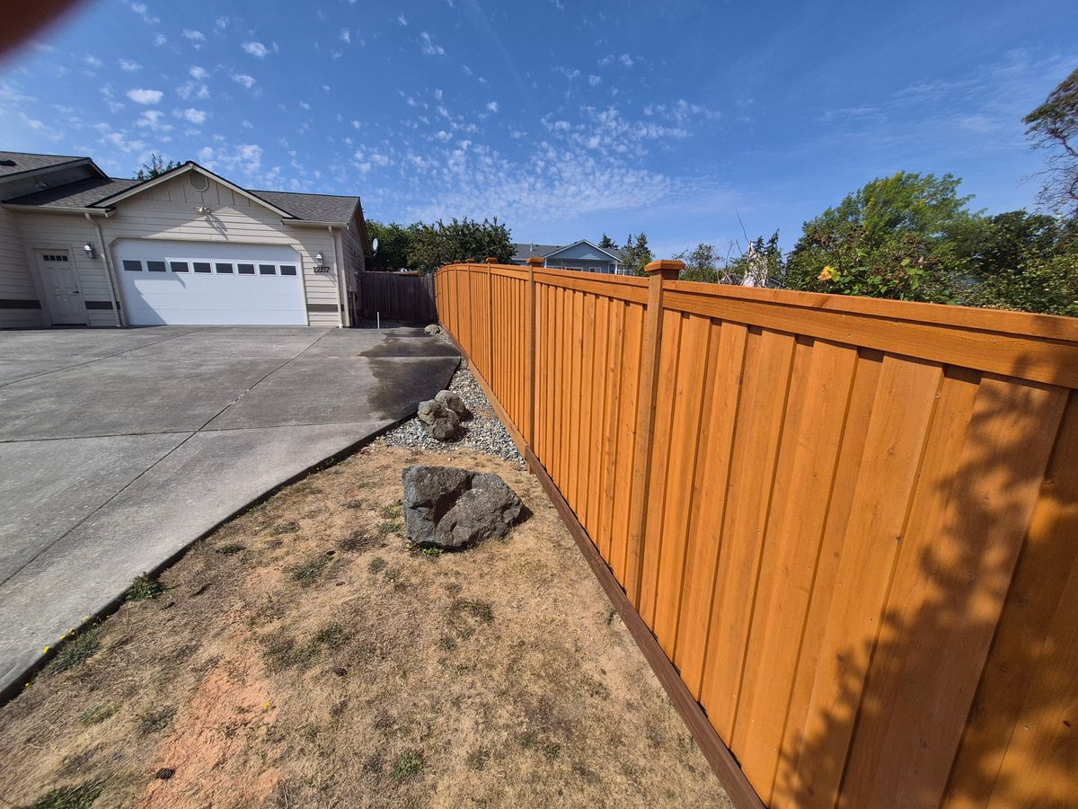 Fence Installation for McBride and Sons Fence in Camano, WA