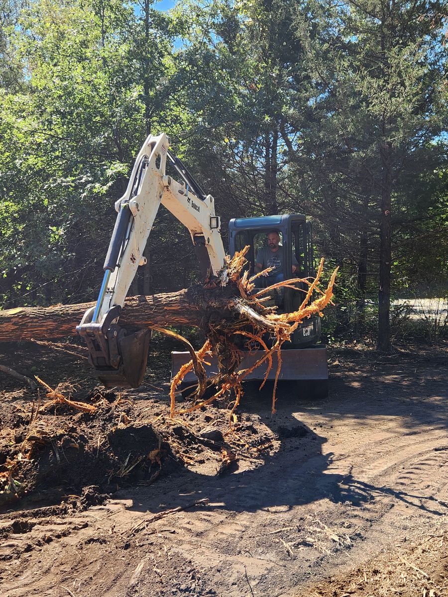 Land Clearing and Mulching for L&T Excavating in Topeka, KS