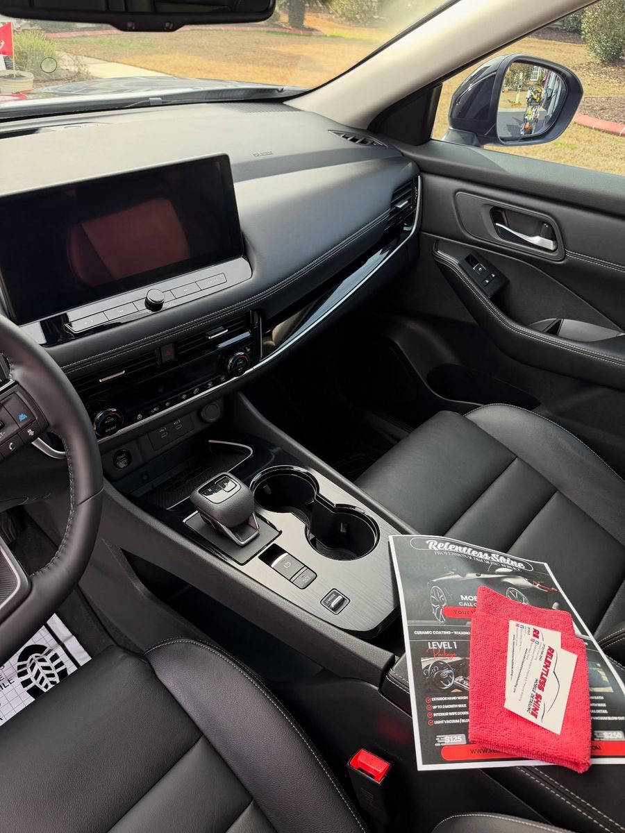 Interior Package for Relentless Shine Mobile Detailing in Calabash, NC