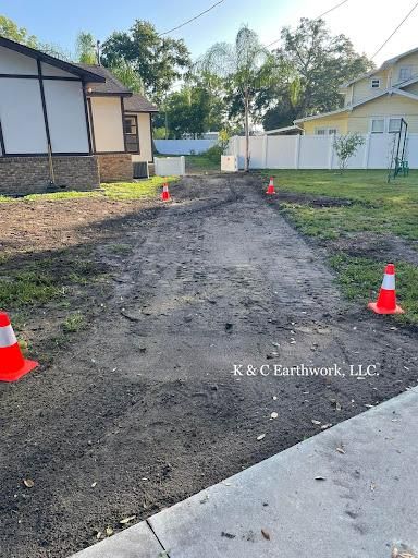 Site Preparation for K & C Earthwork LLC in Lakeland Highlands, FL
