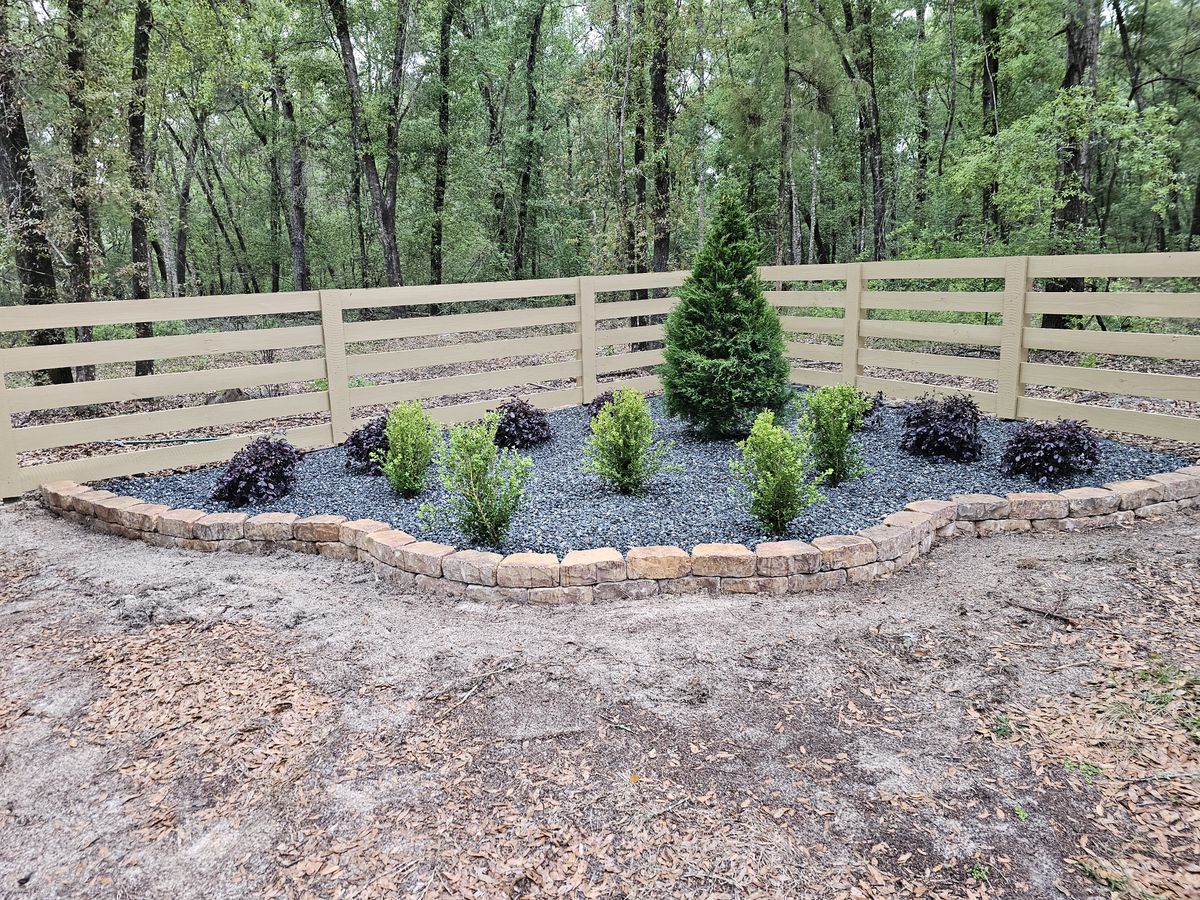 Mulch Installation for Deeper Roots Landscape in High Springs, FL