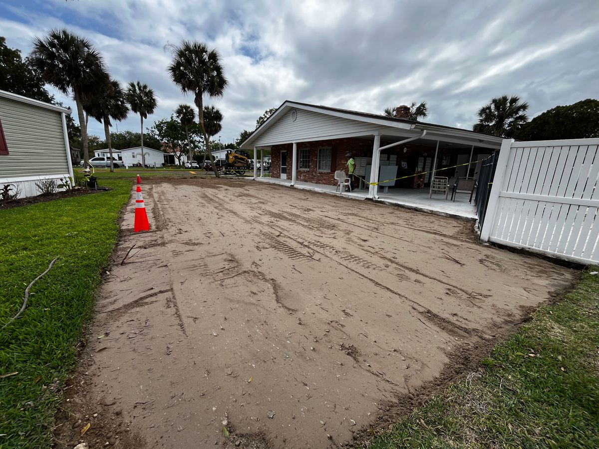 Grading for Tomoka Site Works in Ormond Beach, FL