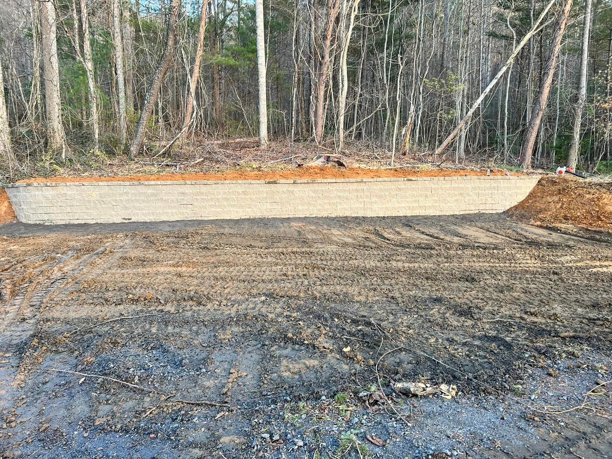 Retaining Walls  for Elias Grading and Hauling in Black Mountain, NC