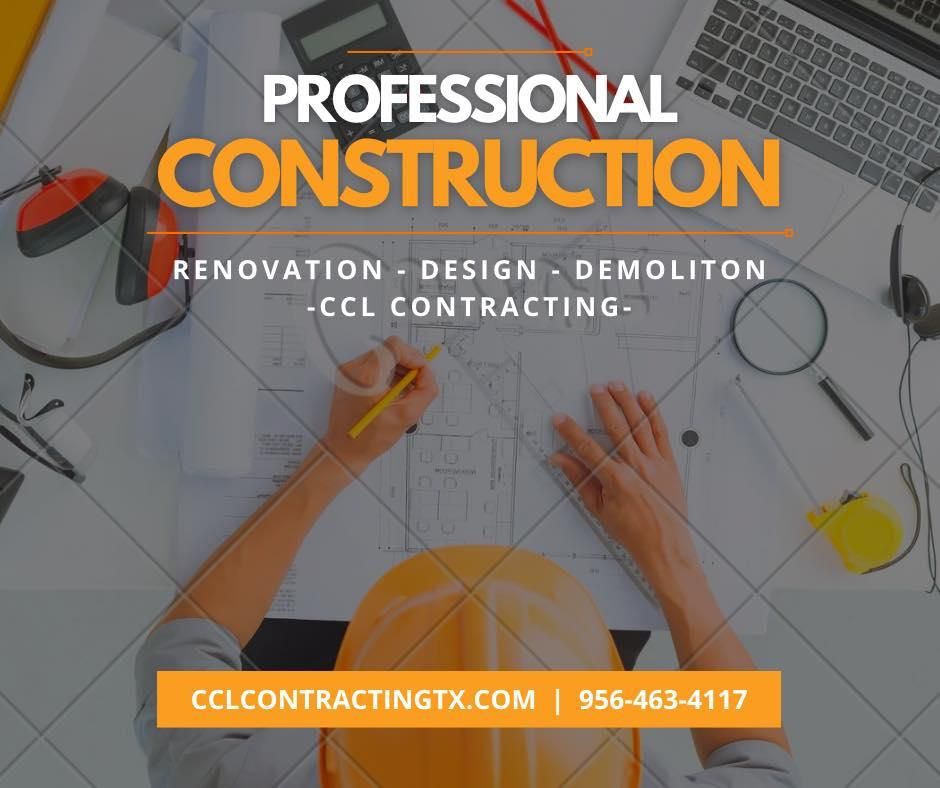 Commercial Remodels for CCL Contracting in Weslaco, TX