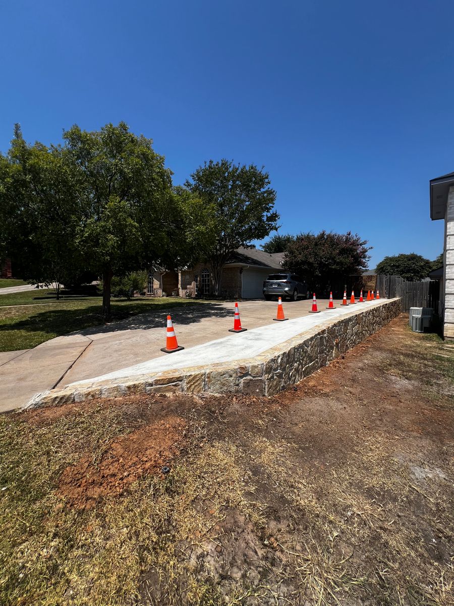 Retaining Walls for BW Concrete Contracting LLC in Fort Worth, TX