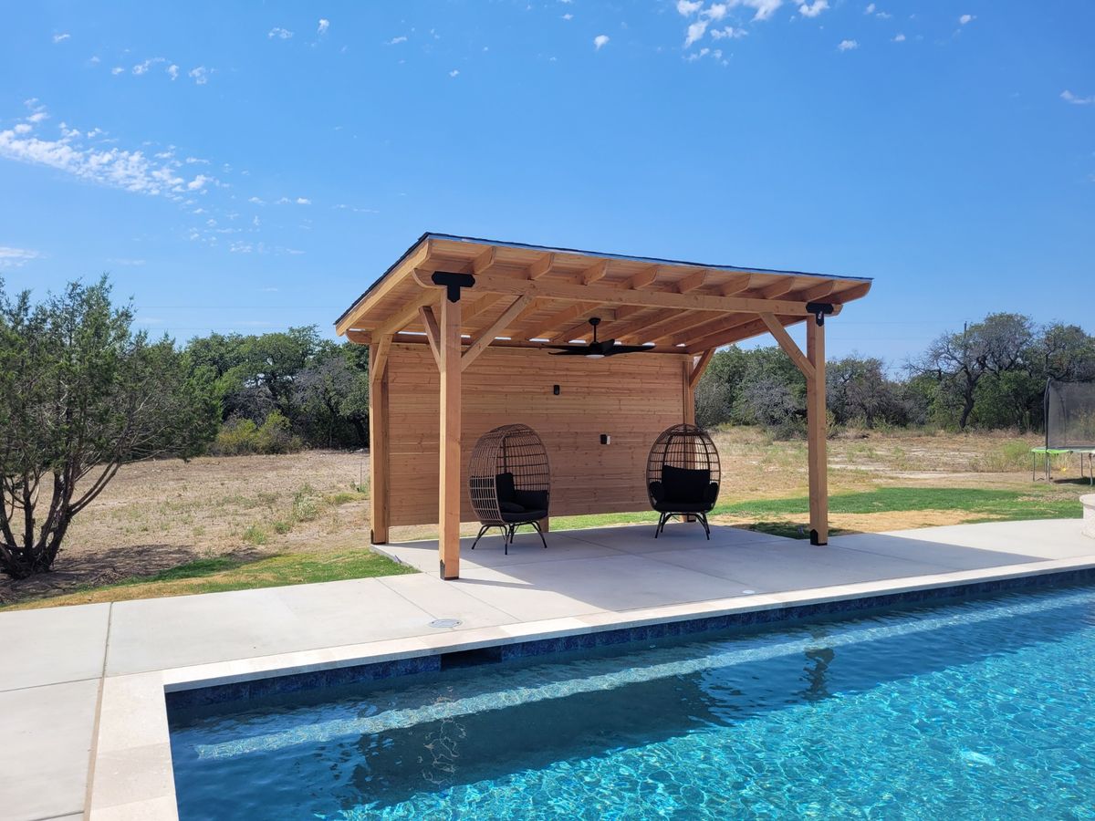 Pergolas for Black Diamond Custom Pools LLC in Azle, TX