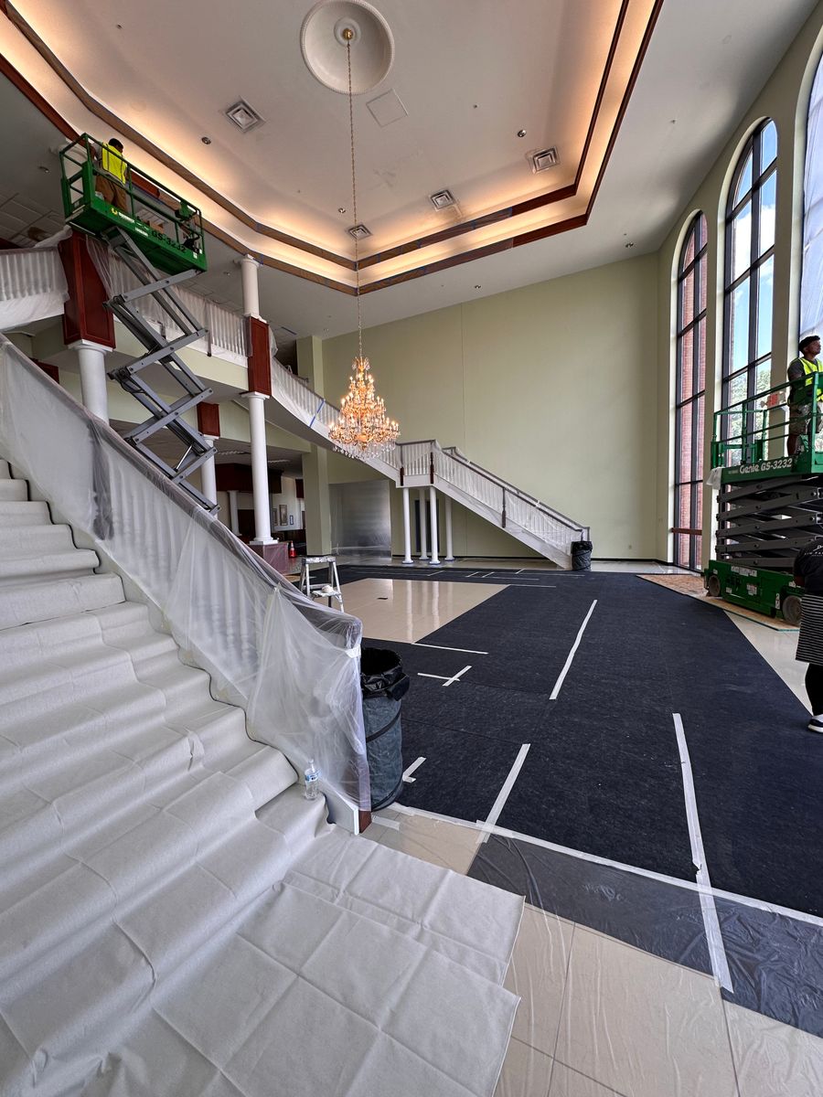 Business/Commercial painting for GW Painting Co. in Charlotte, NC