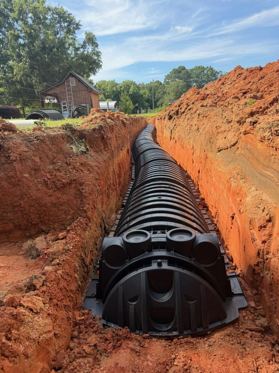 Septic Line Installation & Repair for Kelley Excavation & Land Services in Greenville, SC