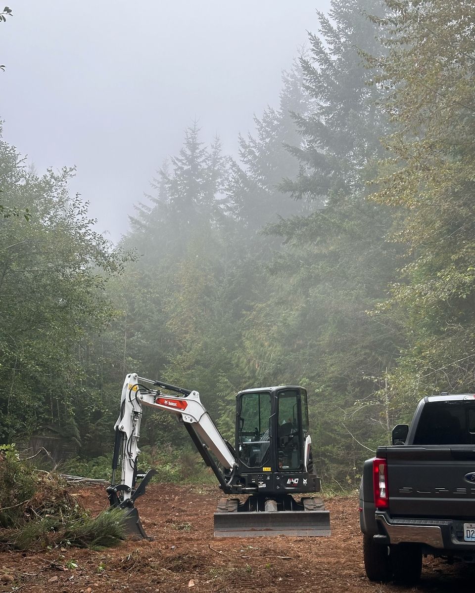 Skid Steer Work for Alpine Earthworks in Sequim, WA