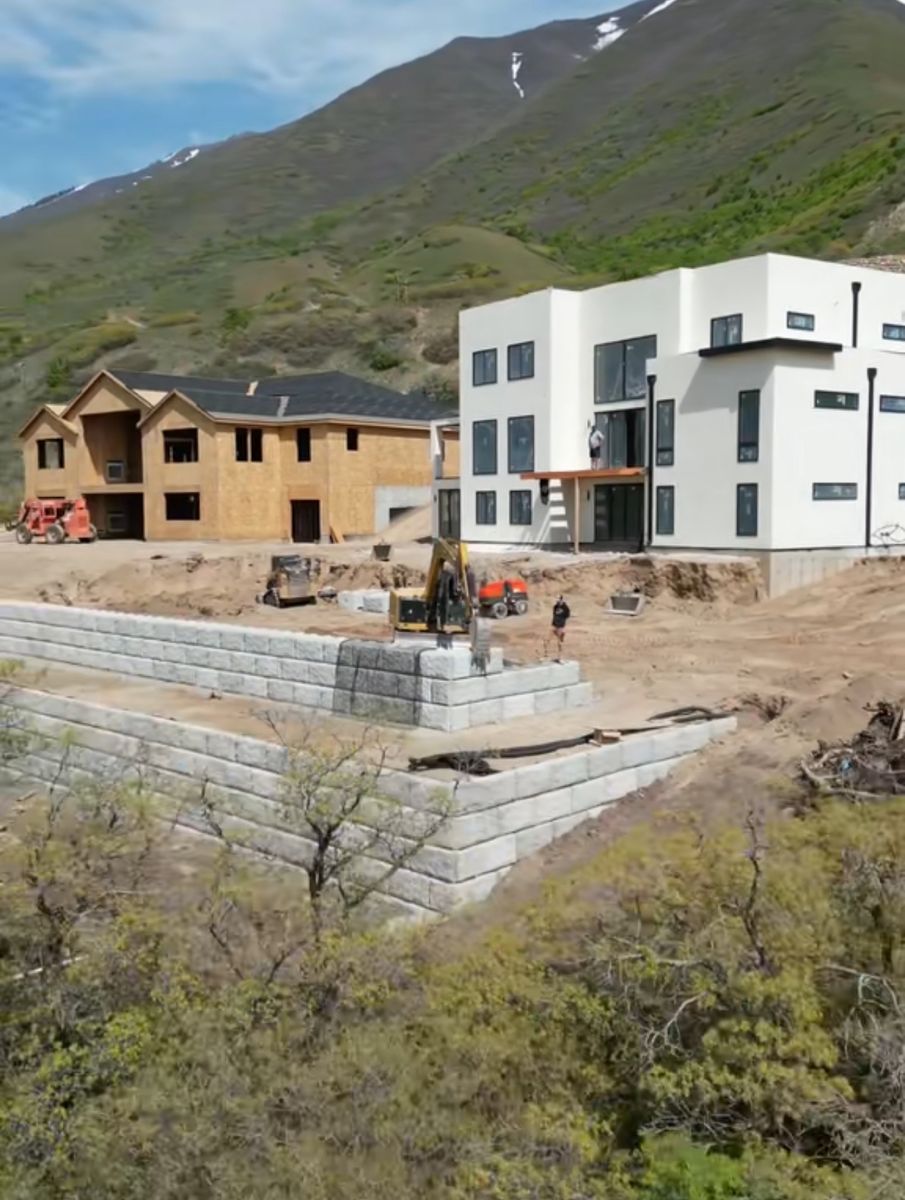 Site Preparation for Premier Rockwall & Excavating in Utah County, UT