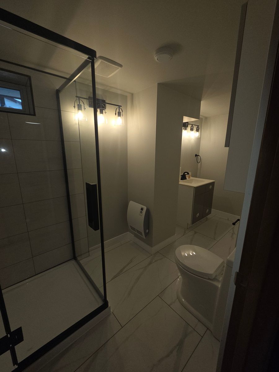 Bathroom Renovation for Skywalker Contracting Inc.  in Red Deer, Alberta