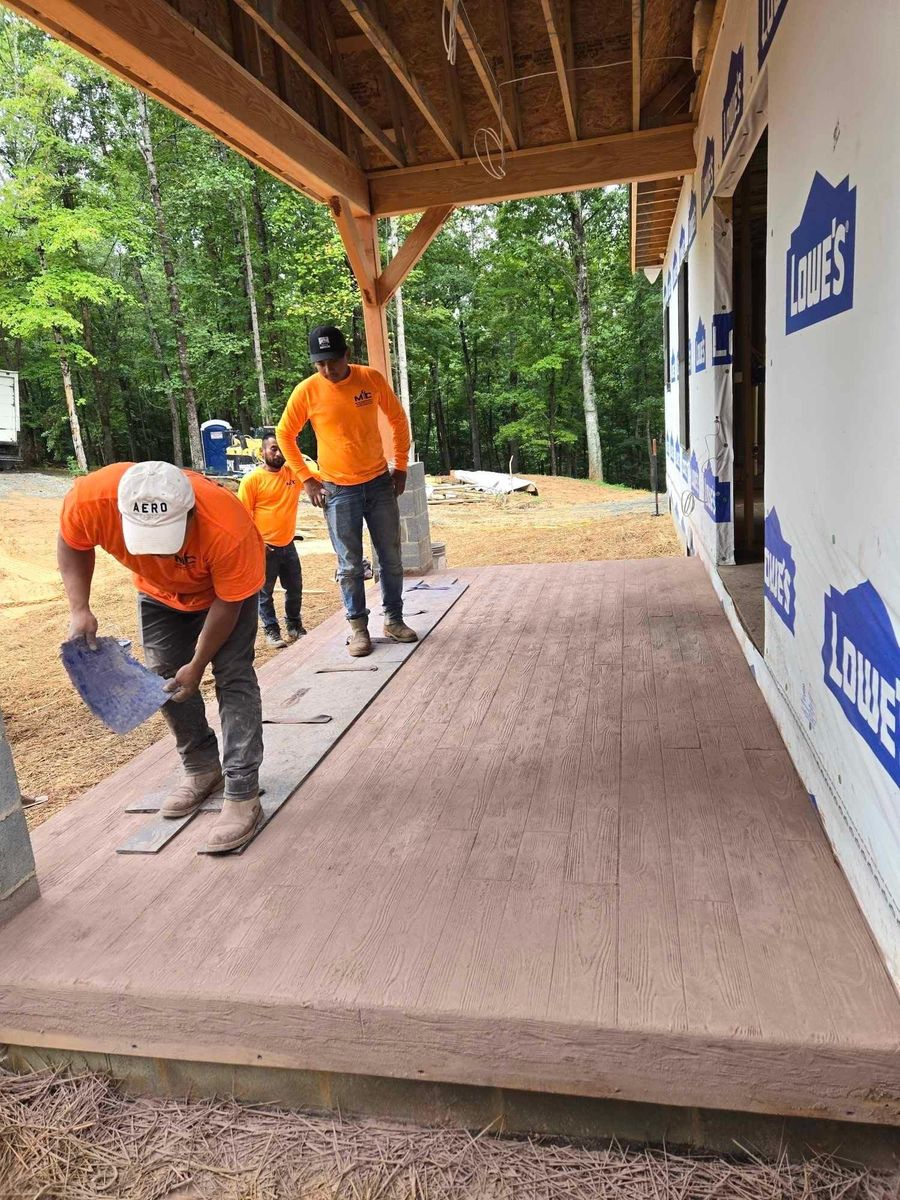 Patio Design & Construction for Miilan Construction in Boonville, NC