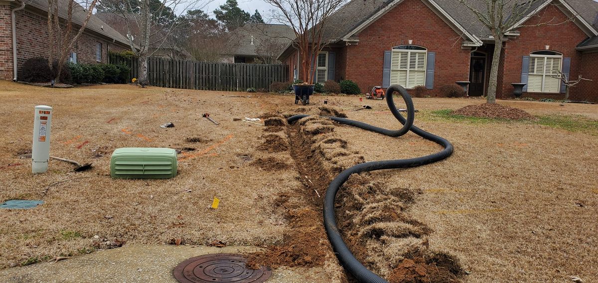 Irrigation System Installation for HudCo Landscaping and Irrigation in Tuscaloosa, AL