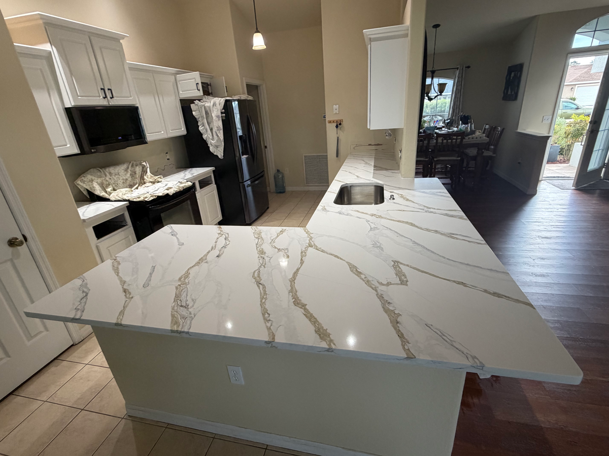 Natural Stone Countertop Installation for Supreme Stone in Ocala, FL