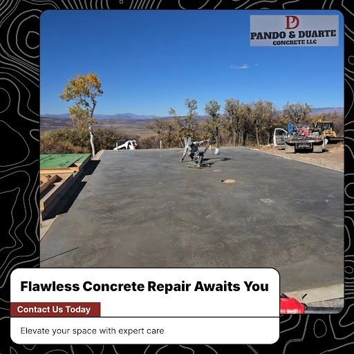 Concrete Slab Construction for Pando & Duarte Concrete LLC in Craig, CO