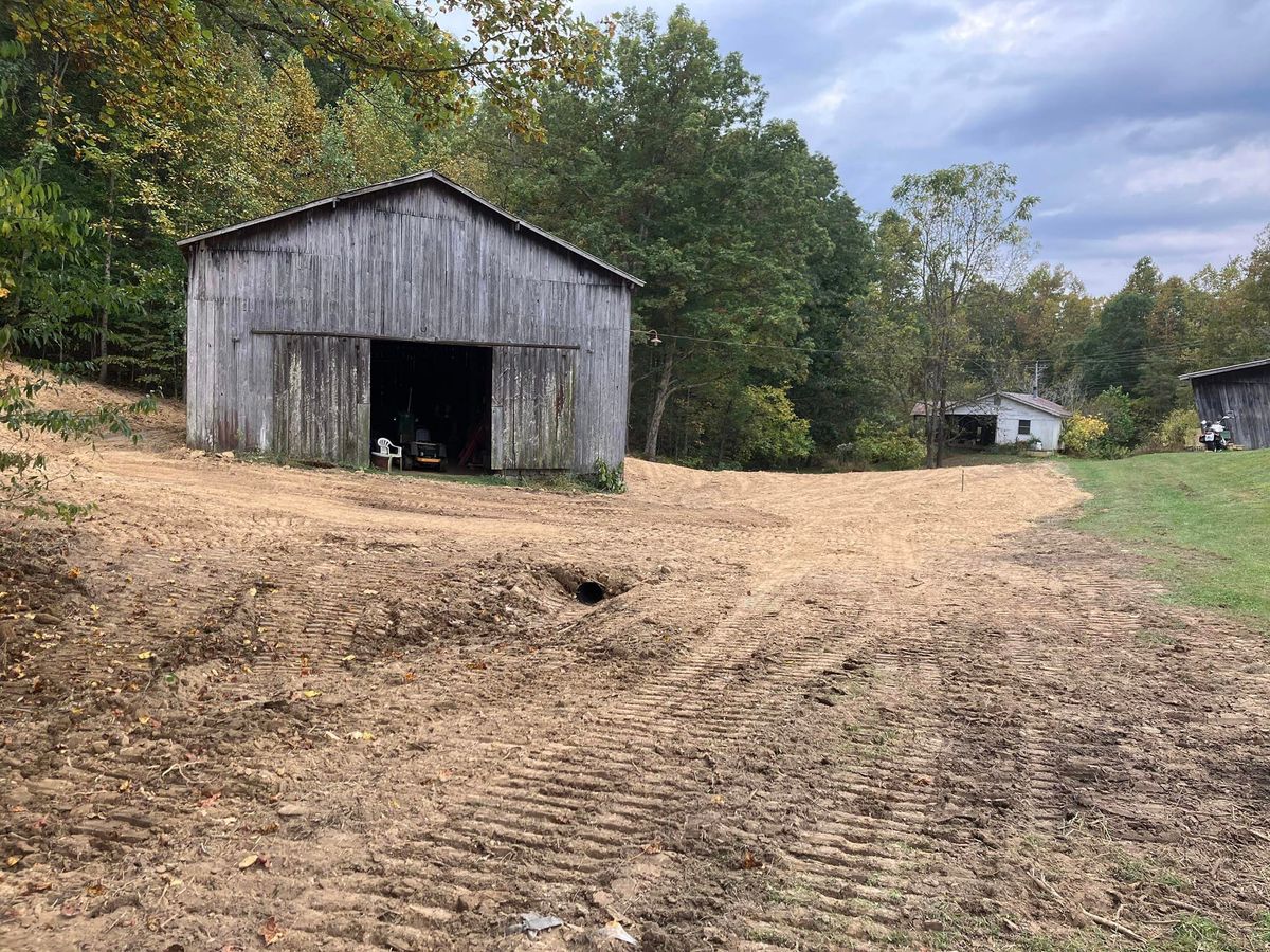 Land Grading for Kidd Excavating LLC in West Liberty, KY