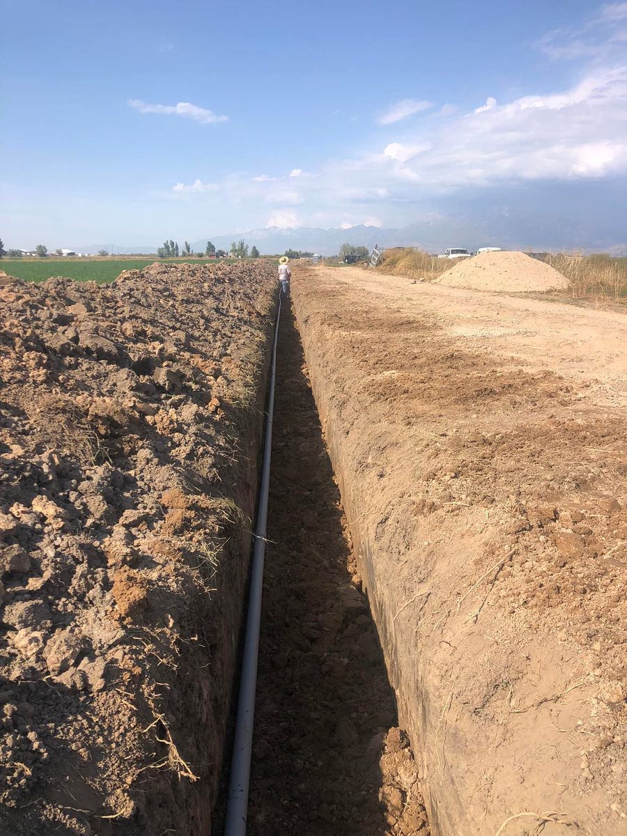 Trenching for S&T Construction & X LLC in Spanish Fork, UT