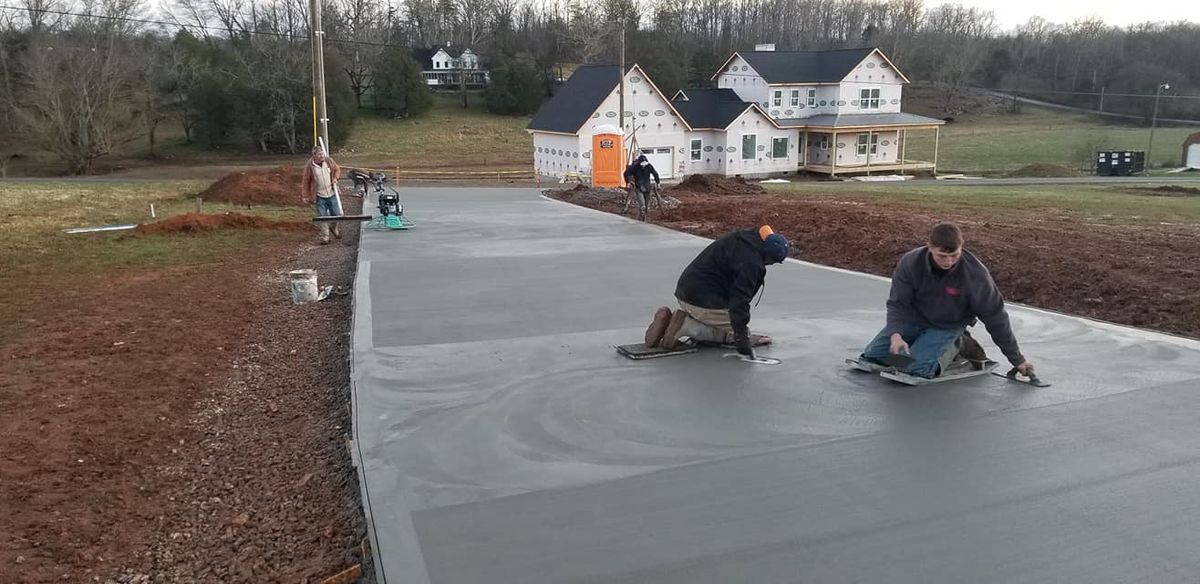 Sidewalk Installation for Tommy Moore Construction in Anderson County, TN