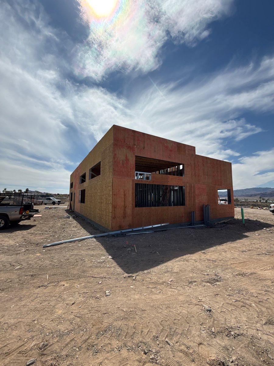 Framing for Ant Farm Construction in Kingman, AZ
