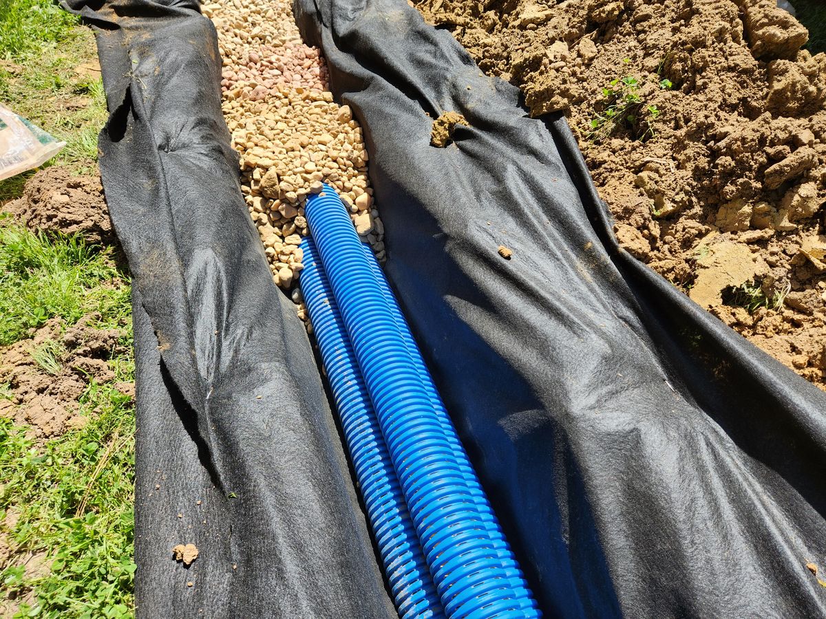 French Drains for Drain My lawn in Monroe, NC