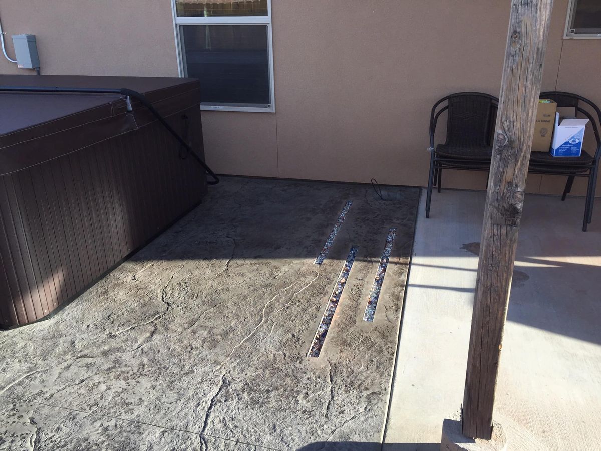 Decorative Concrete for Lawson Brothers Construction LLC in Moab, UT