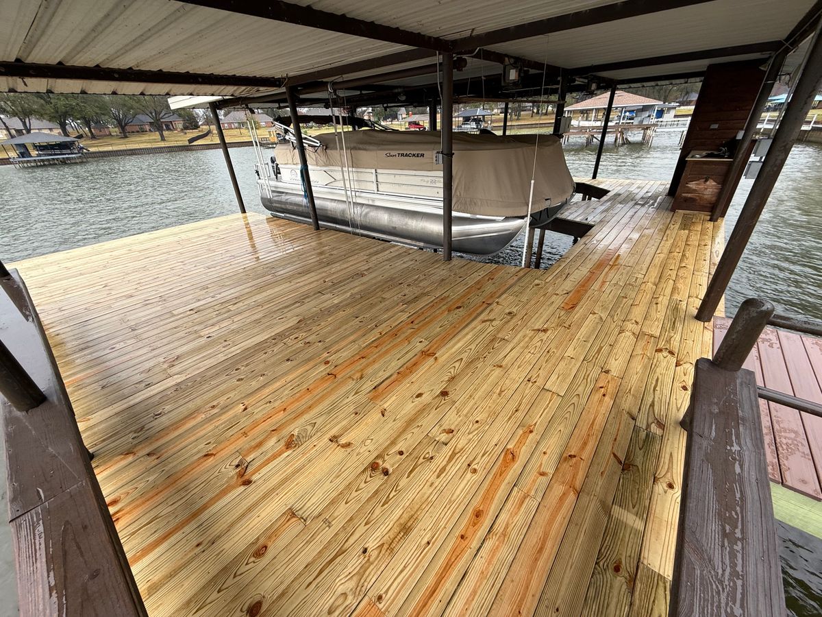 Deck Construction for Keeping Up With The Jones LLC in Corsicana, TX