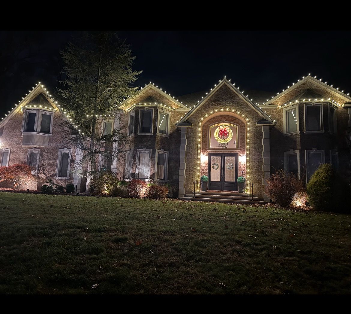 Christmas Light Installation for Innovation Power Washing in Wayne, NJ