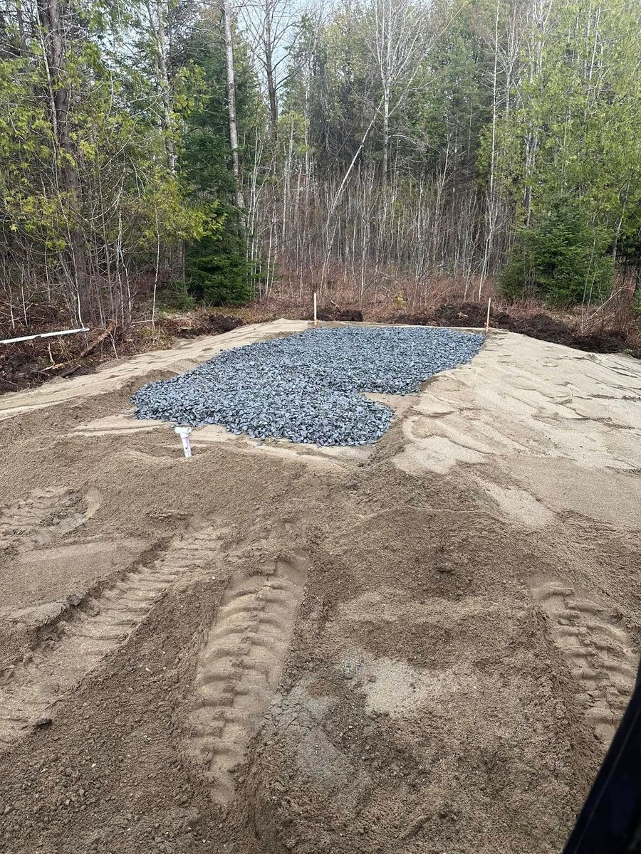 Property Grading for TBC Custom Trades in West Burke, VT