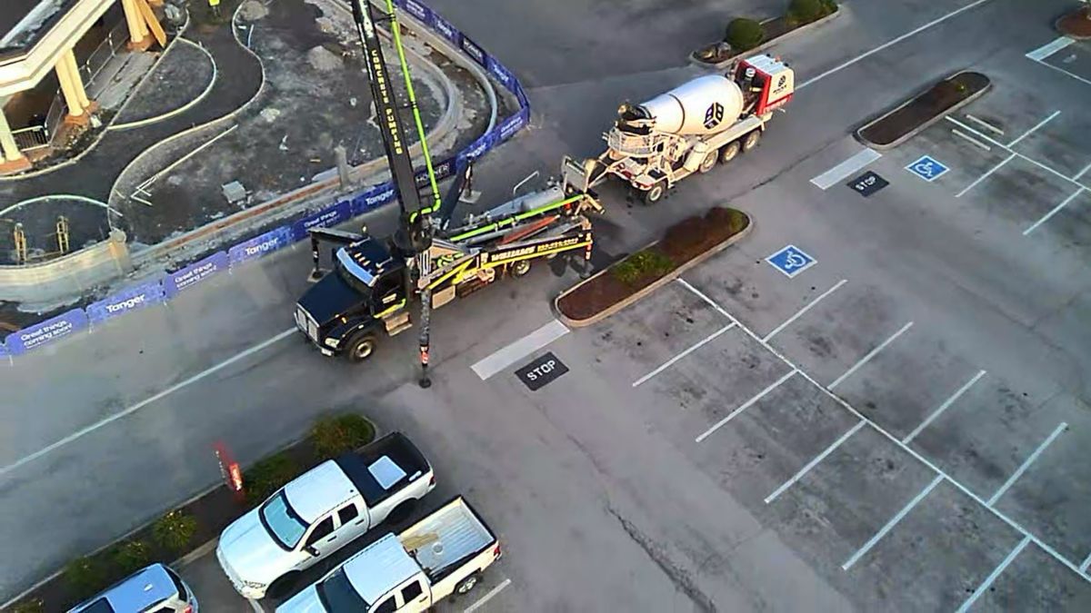 Boom Pumping for Williams Concrete Pumping in Knoxville, Tennessee