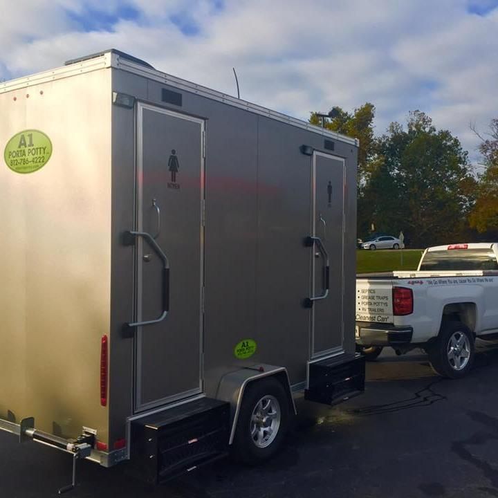 VIP Restroom Trailer for A1 Porta Potty in Louisville, KY
