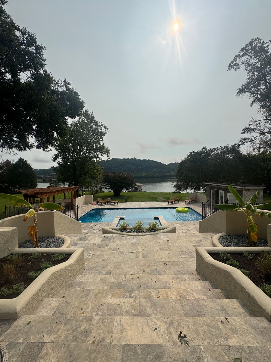 Deck & Patio Installation for B Floyd Construction in Knoxville, TN