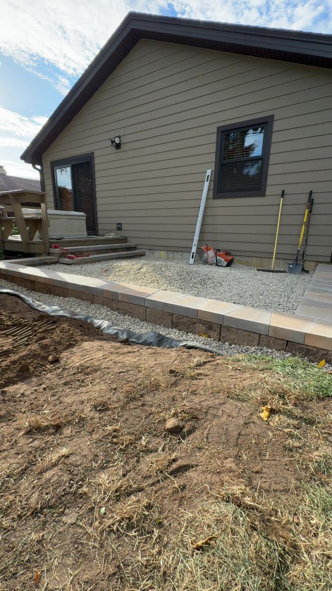 Retaining Walls for H&L Lawn Care LLC in Twin Lakes, WI