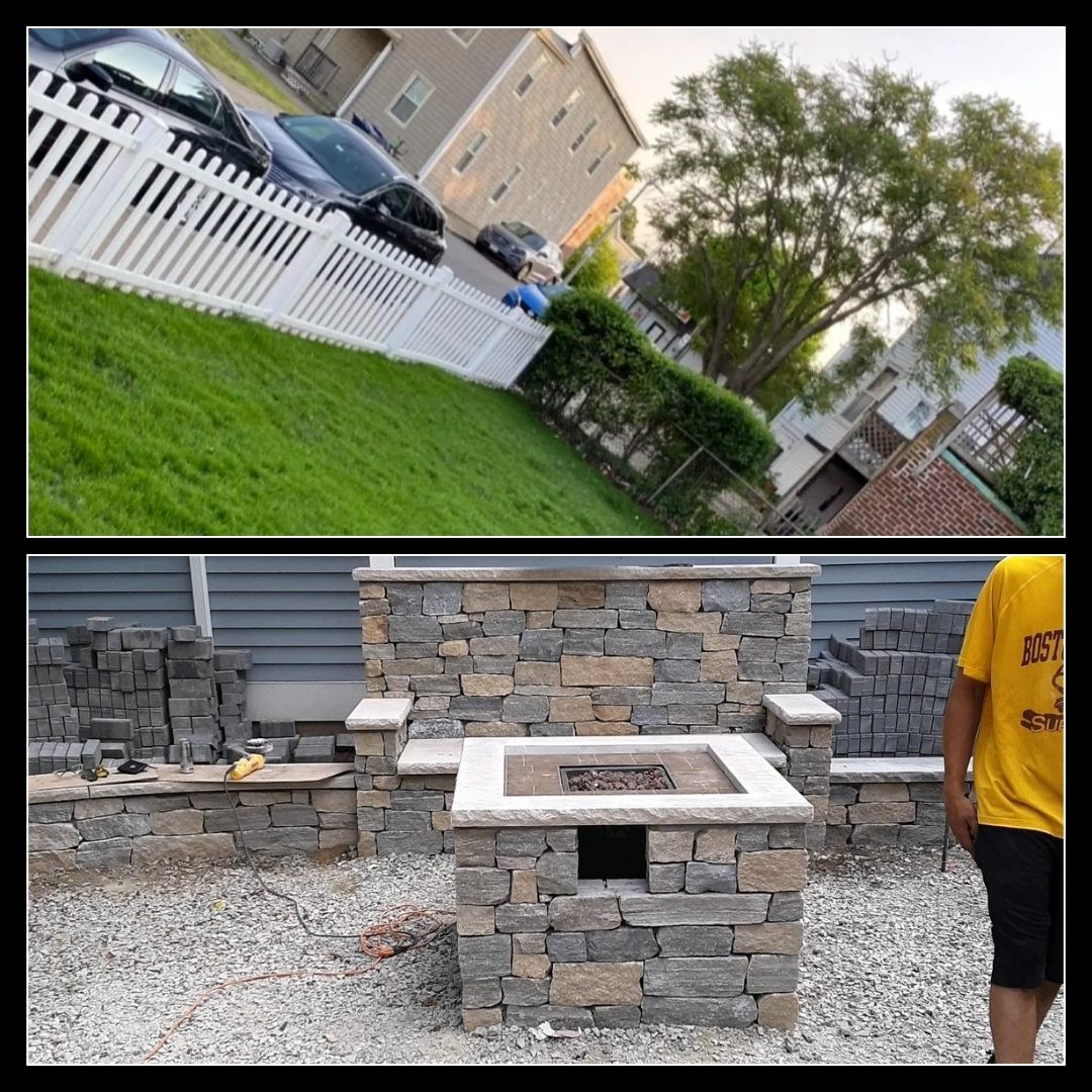 Fireplace Installation for Zammito Landscape Construction in Dorchester, MA