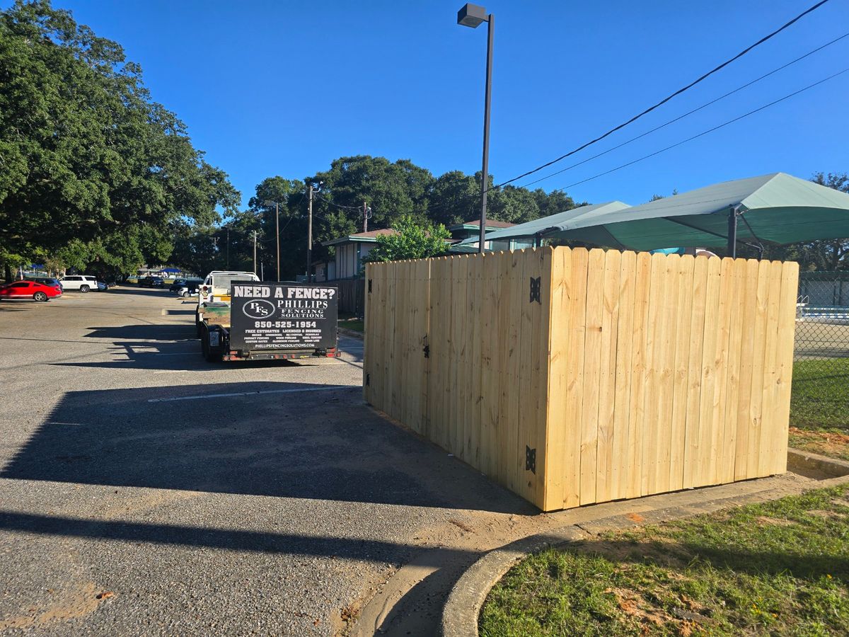 Fence Repair for Phillips Fencing Solutions in Pensacola, FL