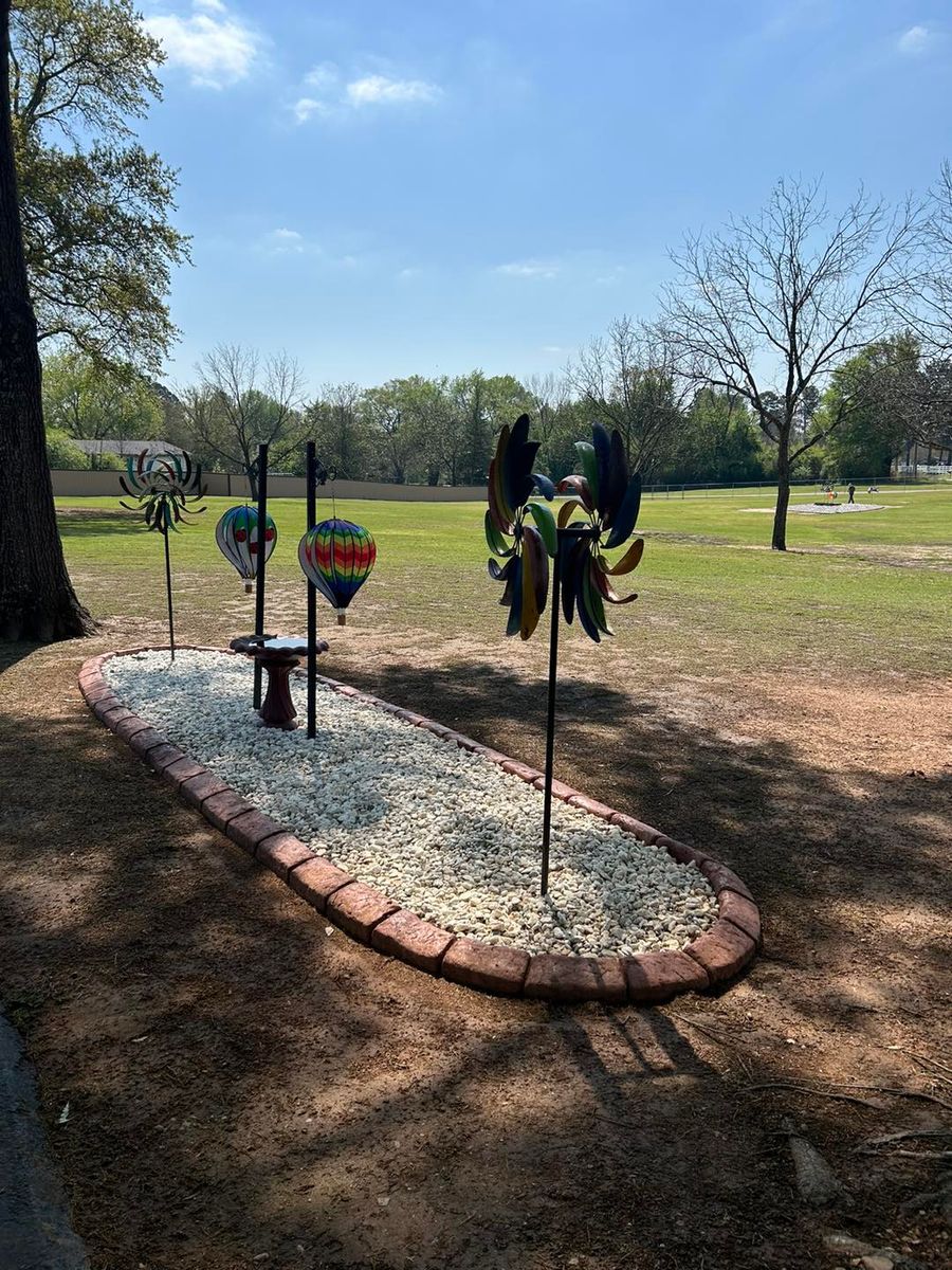 Stone Wall Installation for Artistic Edges LLC in Texarkana, AR