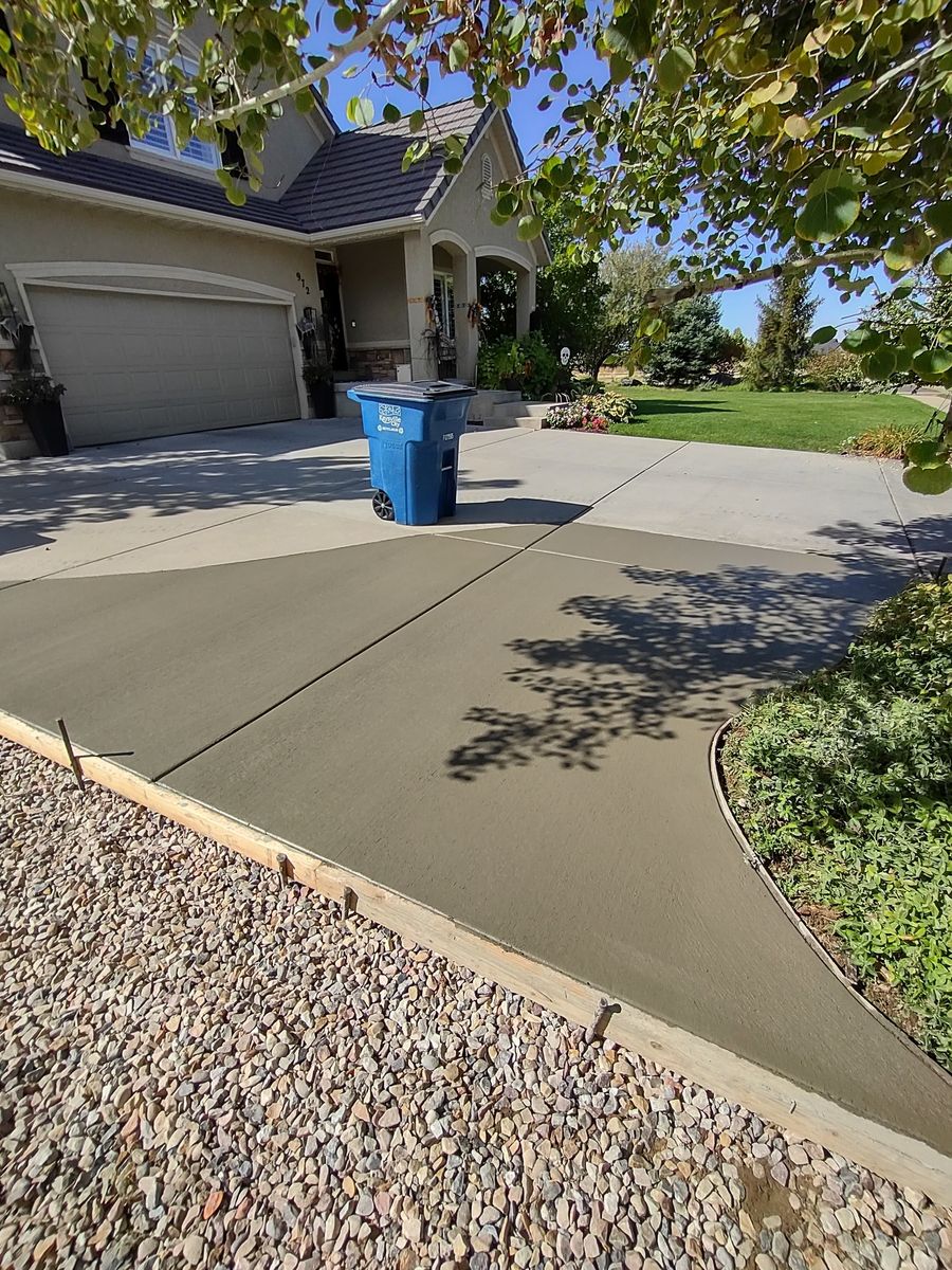 Patio Design & Installation for CTE Concrete in Kaysville, UT