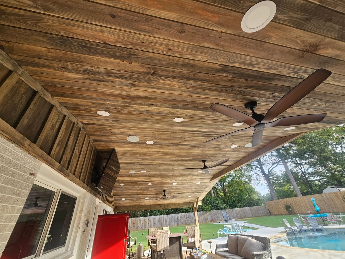 Porches and decks for Lovvorn Builders in Bowdon, GA