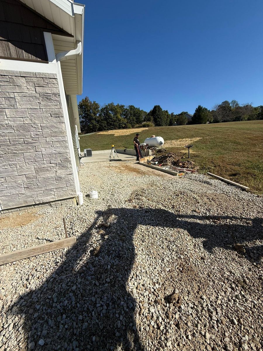 Driveways & Sidewalks for Whitfield Concrete Construction in Solsberry, IN