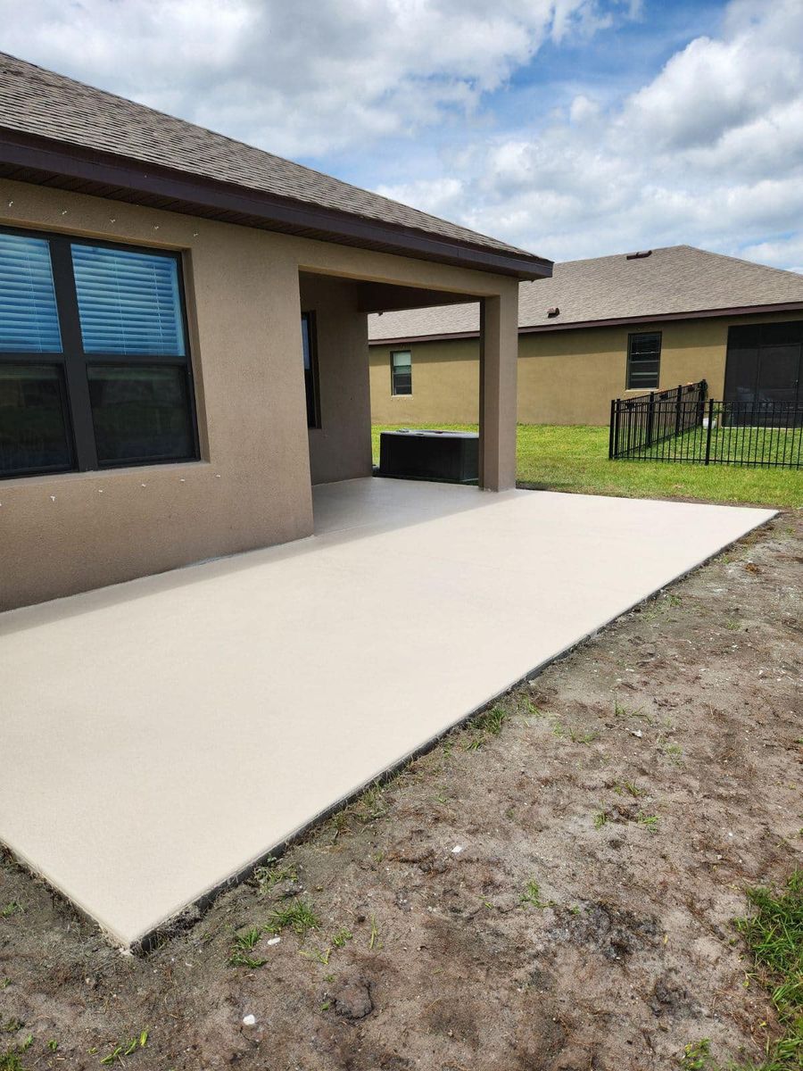 Patio Design & Installation for MJG Structural LLC in Brevard County, FL