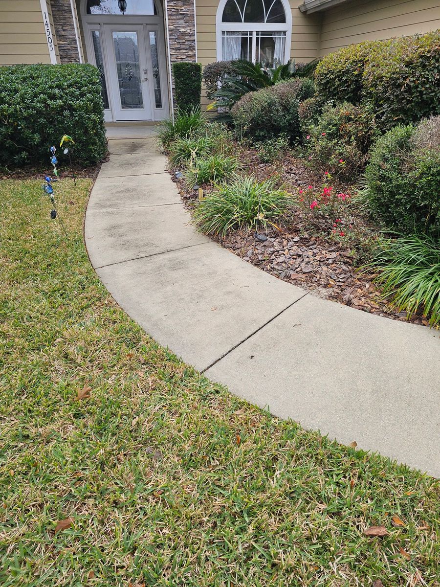 Hardscape Installation for Deeper Roots Landscape in High Springs, FL